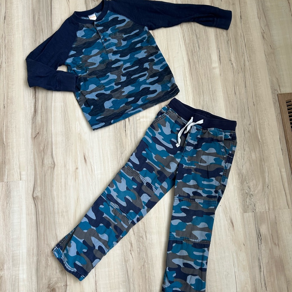 Gymboree Blue and Gray Sweatpants Comfortable Joggers